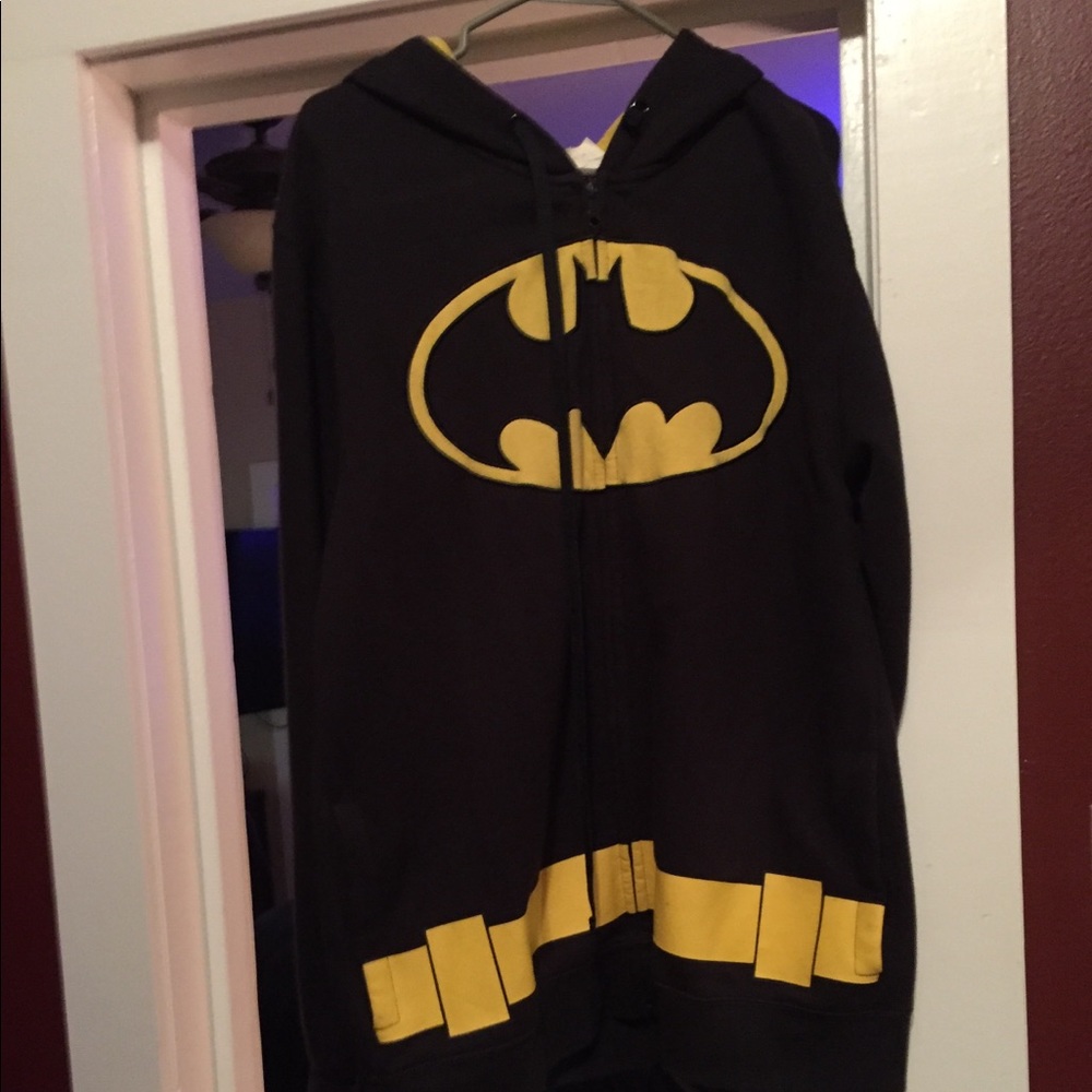 Batman jacket, hood has ears